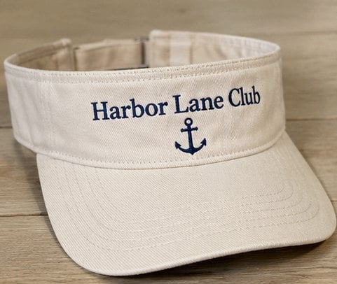 Custom sun visor decorated with a company logo, ready for bulk order