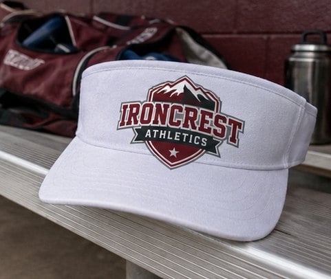Customized visors for team and league gear