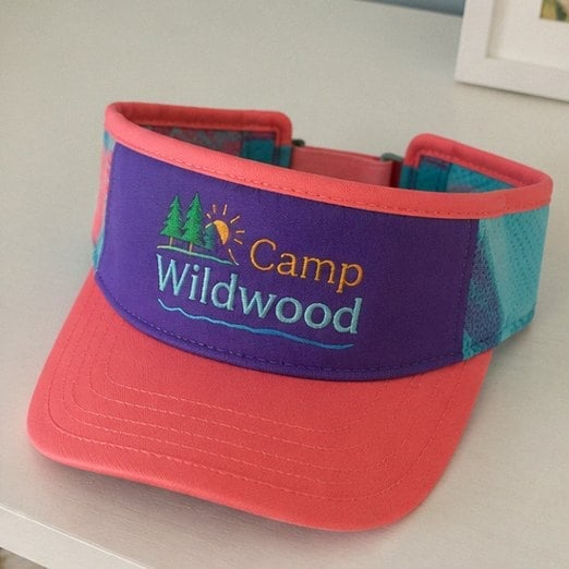 Visors with logo — customer photo