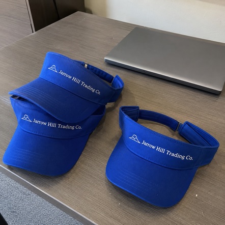 Straw Visor with custom branding